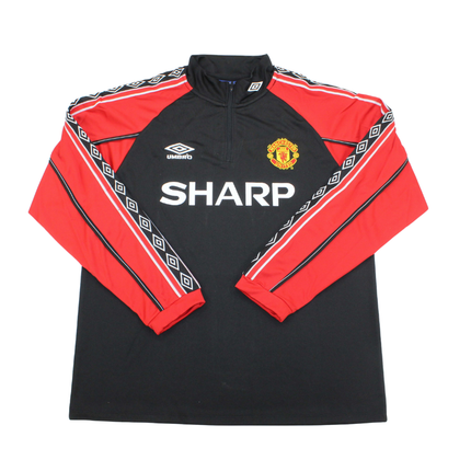 Manchester United Chamarra Negro - 98/99