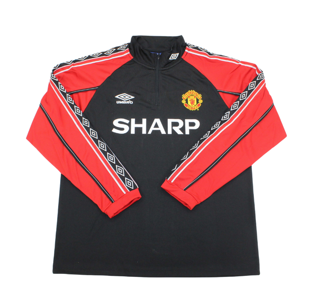 Manchester United Chamarra Negro - 98/99