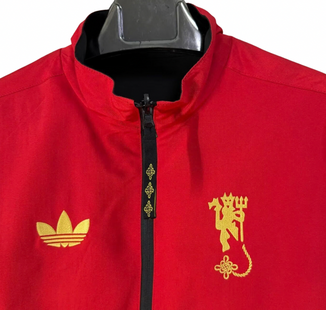 Manchester United Chamarra Doble vista Local  - 25/26