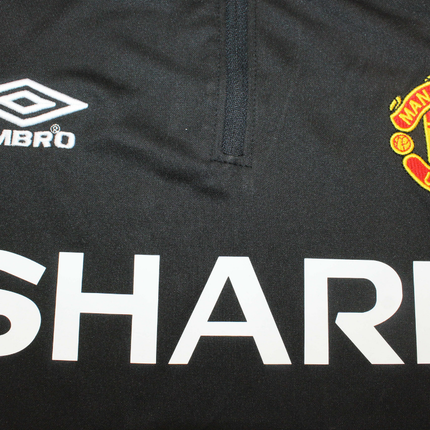 Manchester United Chamarra Negro - 98/99