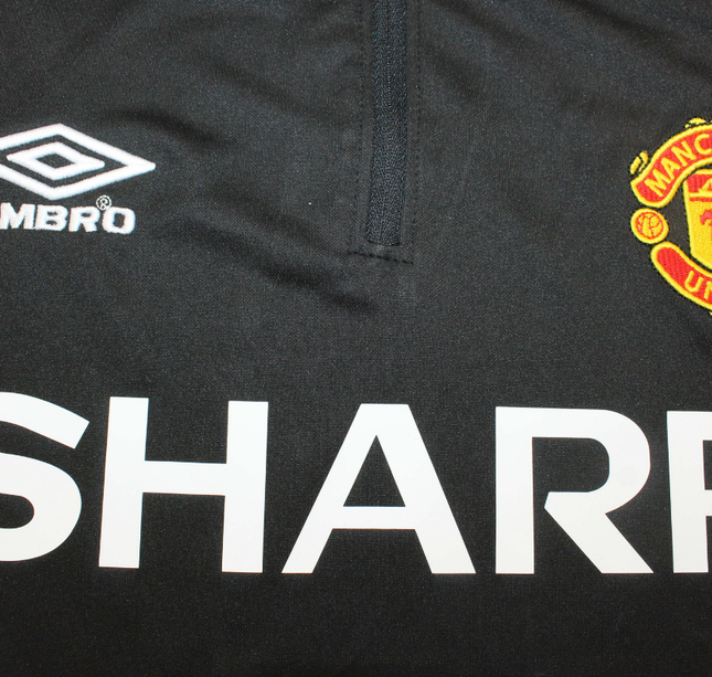 Manchester United Chamarra Negro - 98/99
