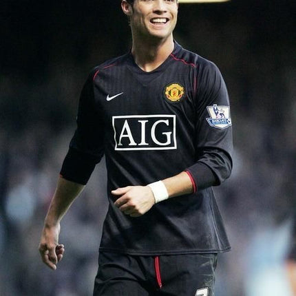 Manchester United Ronaldo 2008 Visita - Manga Larga