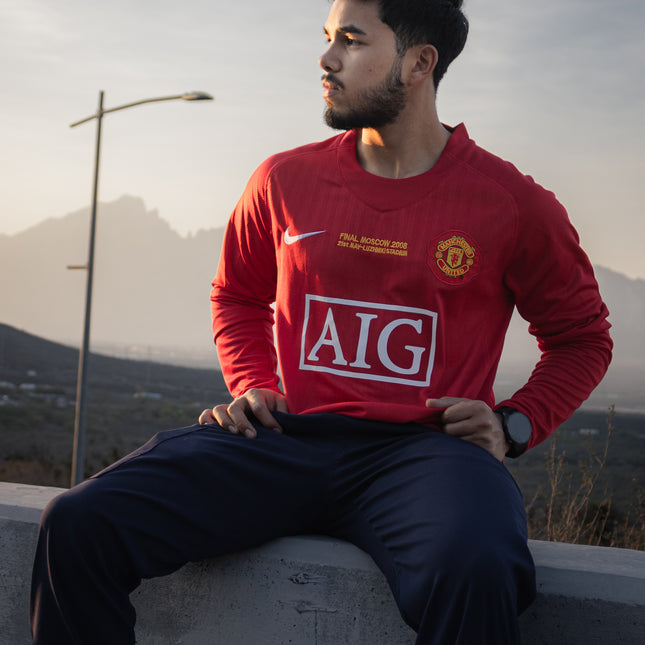 Manchester United 2008 Manga Larga Ronaldo 2008