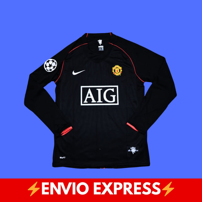 Manchester United Ronaldo 2008 Visita - Manga Larga