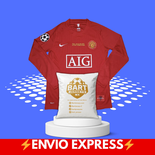 Manchester United 2008 Manga Larga Ronaldo 2008 - | Bart Jerseys