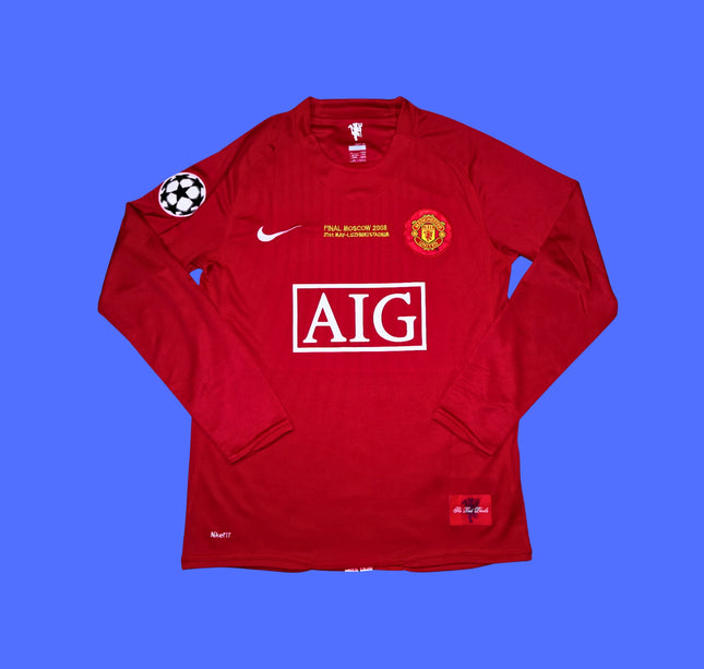 Manchester United 2008 Manga Larga Ronaldo 2008