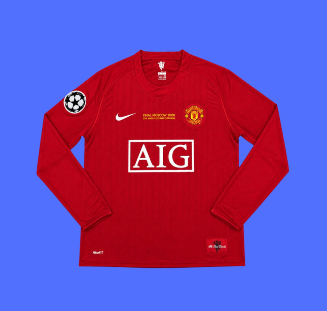 Manchester United 2008 Manga Larga Ronaldo 2008