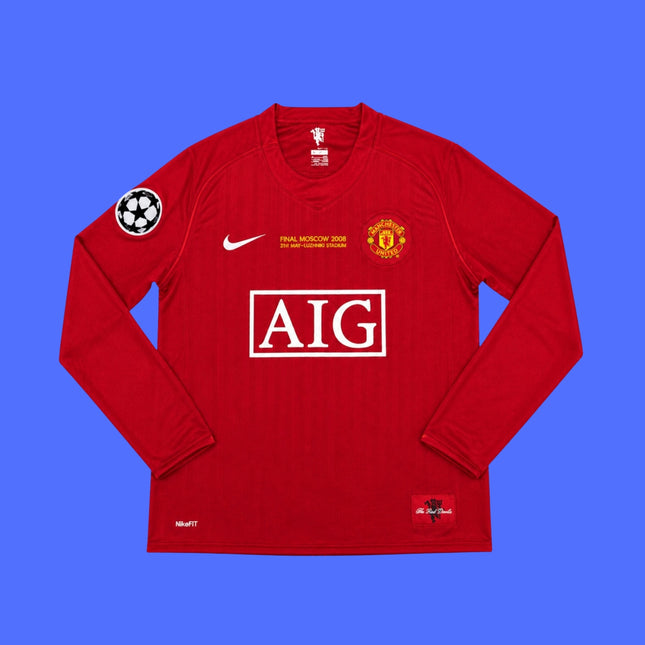Manchester United 2008 Manga Larga Ronaldo 2008