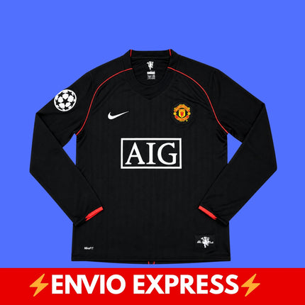 Manchester United Ronaldo 2008 Visita - Manga Larga