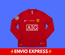 Manchester United 2008 Manga Larga Ronaldo 2008
