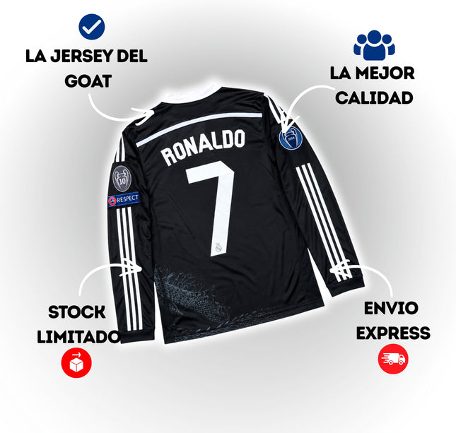 Real Madrid 3er 2014 Manga Larga Ronaldo
