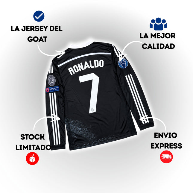 Real Madrid 3er 2014 Manga Larga Ronaldo