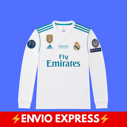 Real Madrid 2018 Manga Larga Ronaldo