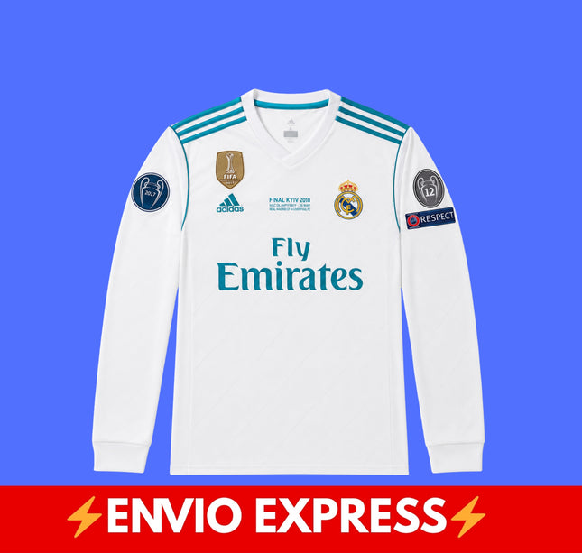 Real Madrid 2018 Manga Larga Ronaldo