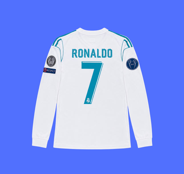 Real Madrid 2018 Manga Larga Ronaldo