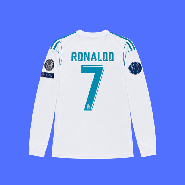 Real Madrid 2018 Manga Larga Ronaldo