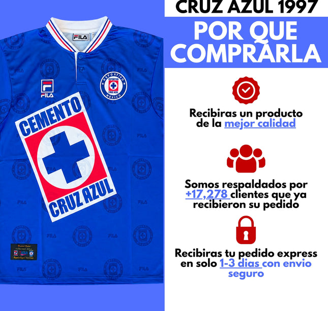 Cruz Azul Local - 97/98